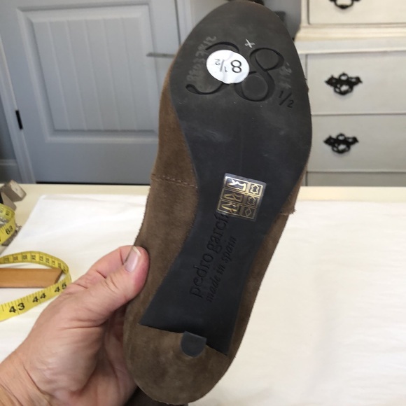 Pedro Garcia Brown Suede Ankle Booties - Picture 8 of 8